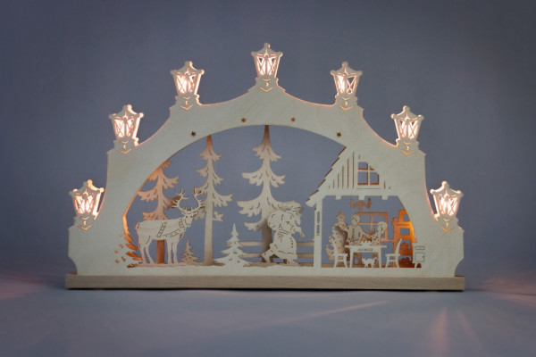 Weigla - Lichterbogen 7 flg. "Weihnachtsabend"