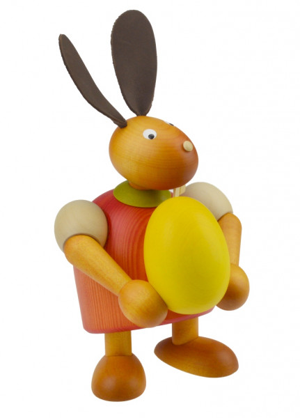 Drechslerei Martin - Hase mit Ei rot, groß