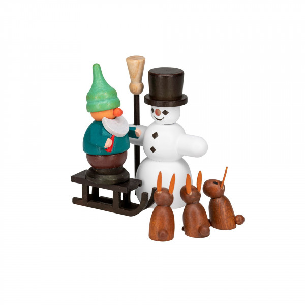 Spielwarenmacher Günther - Figuren-Set "Nasenraub" cm
