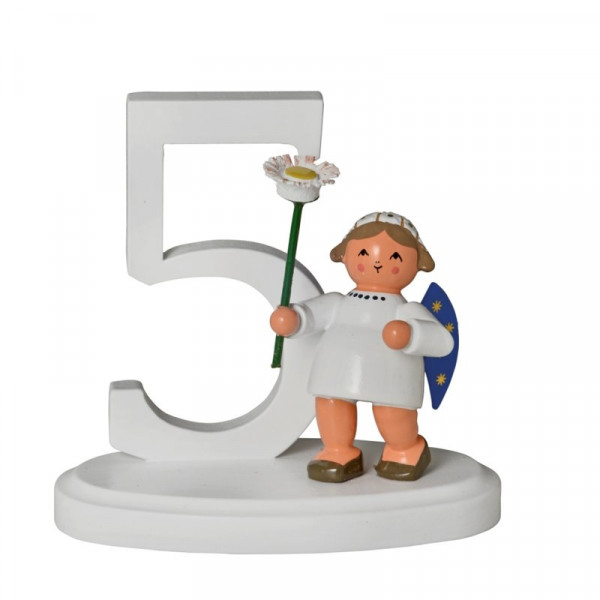 KWO - Zahl &quot;5&quot; mit Engel