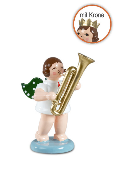 Ellmann - Engel mit Sarrusophon mit Krone