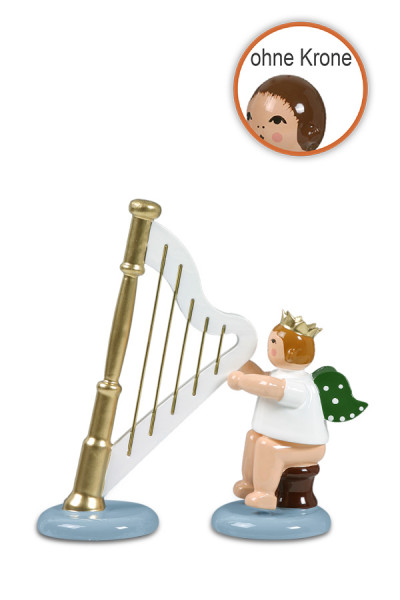 Ellmann - Engel sitzend mit Harfe ohne Krone