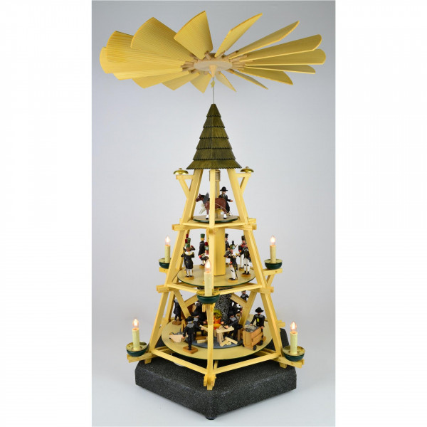 Walter Werner - Elektrische Göpelpyramide mit Sockel