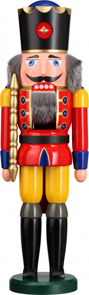 Seiffener Volkskunst eG - Nussknacker König rot 50 cm