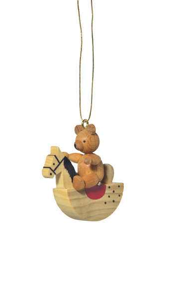 KWO - Baumbehang &quot;Teddy auf Schaukelpferd&quot;