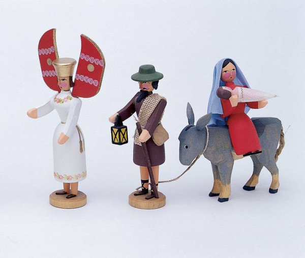 Walter Werner - Flucht - Verkündigungsengel, Josef, Maria auf Esel