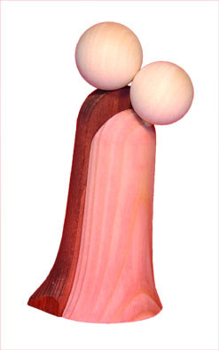 Ulmik - Figur -Liebe- gebeizt
