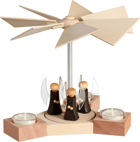 Seiffener Volkskunst eG - Pyramide Hexagonum Engel 20 cm