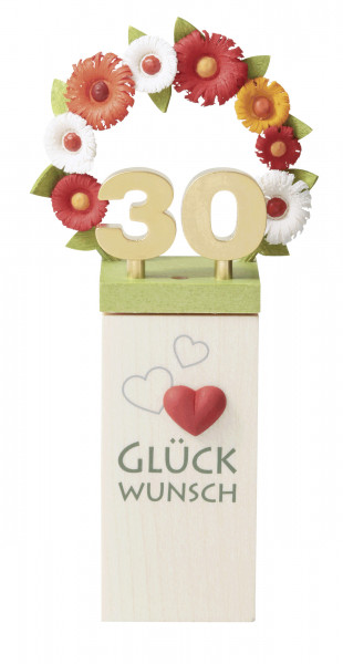 Günter Reichel - Glückwunschsockel Blumenkranz