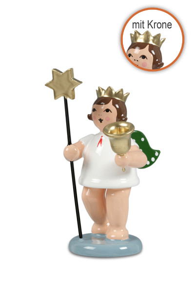 Ellmann - Engel mit Stern und Glocke mit Krone