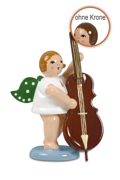 Ellmann - Engel mit Kontrabass ohne Krone