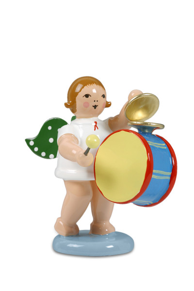 Ellmann - Engel mit großer Trommel mit Becken ohne Krone