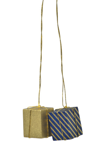 KWO - Baumbehang &quot;Pakete gold/blau -gold&quot;