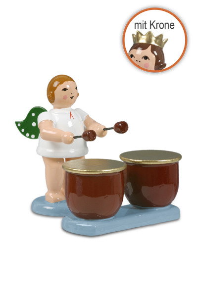 Ellmann - Engel mit Kesselpauke mit Krone