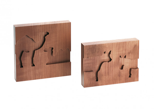 Kneisz Design - Reliefs - Ochse, Esel und Kamele