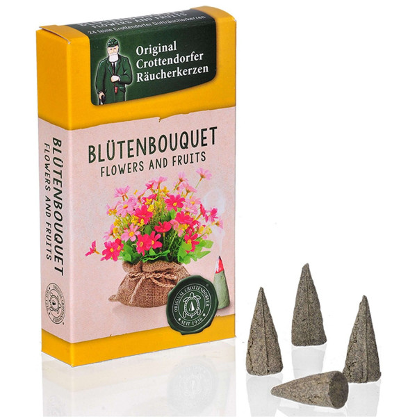 Crottendorfer Räucherkerzen - Blütenbouquet