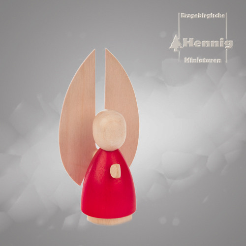 Hennig Figuren - Verkündigungsengel modern groß natur/rot
