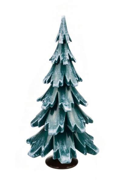 Gahlenz - Baum grün-weiß lackiert 12,5 cm
