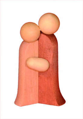 Ulmik - MODERN LINE Familie, 7 cm gebeizt