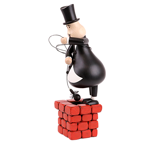 KuK Holzdesign - Räuchermännchen Schornsteinfeger Georg 29 cm
