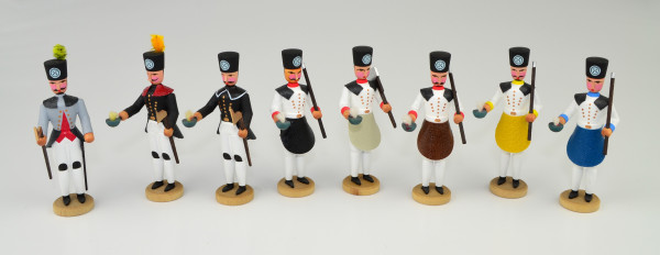 Walter Werner - Bergleute (Hüte) für Pyramidenbestückung