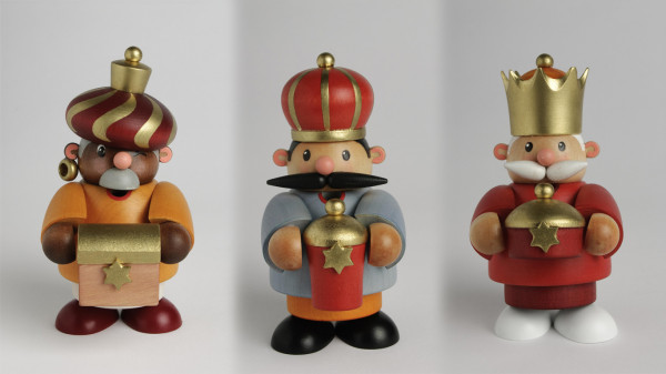 KWO - Räuchermann Die heiligen drei Könige mini