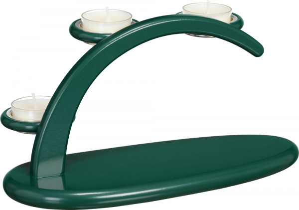 Seiffener Volkskunst eG - Leuchterbogen, weihnachtsgrün zum selbst Dekorieren