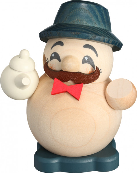 Seiffener Volkskunst eG - Kugelräucherfigur klein Kaffee Opa 9 cm