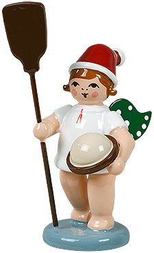 Ellmann - Weihnachtsengel mit Ofenschieber ohne Krone