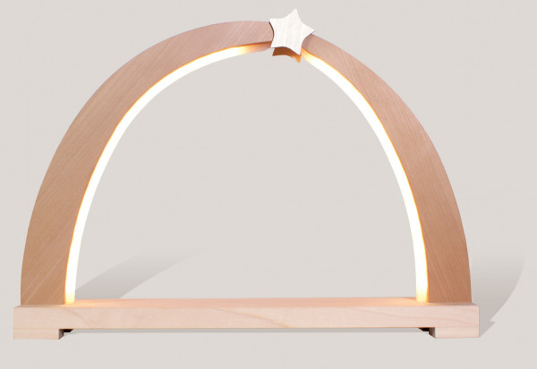 Rauta Edition FG - LED-Schwibbogen mit Stern, modernes Design unbestückt