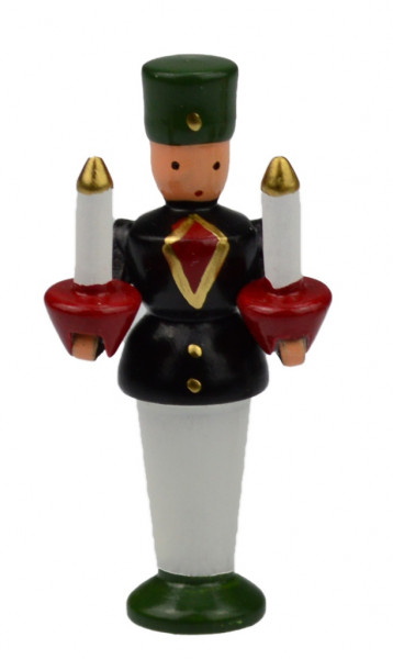 Wolfgang Braun - Miniatur Bergmann mit Kerzen