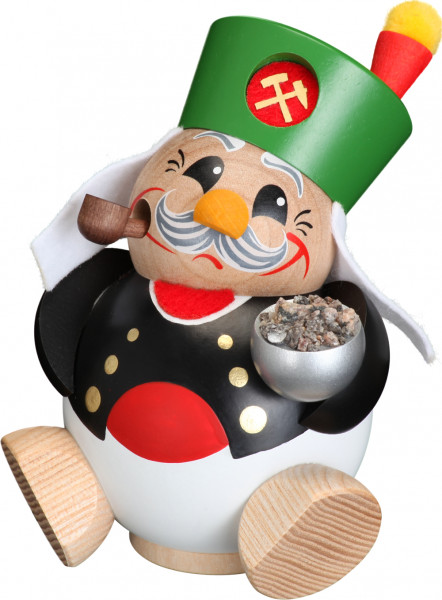 Seiffener Volkskunst eG - Kugelräucherfigur Bergmann 12 cm