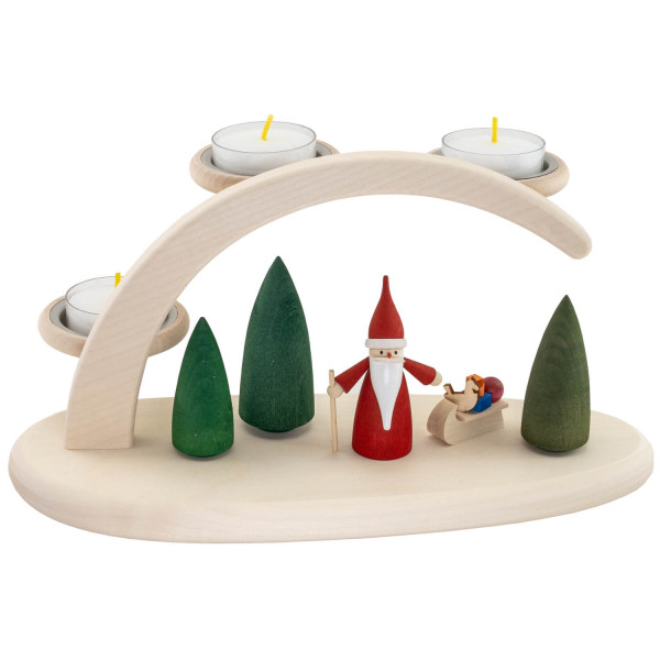 Seiffener Volkskunst eG - Leuchterbogen Weihnachtswichtel 13 cm