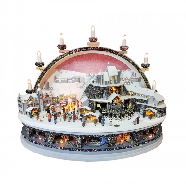 Klaus Kolbe - Schwibbogen &quot;Bergstadt Freiberg&quot; limitierte Auflage