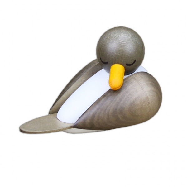 Drechslerei Martin - Möwe schlafend, grau