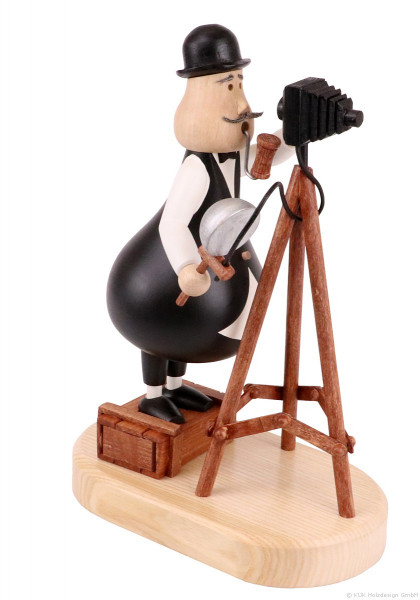 KuK Holzdesign - Räuchermännchen Fotograf Oskar 26 cm