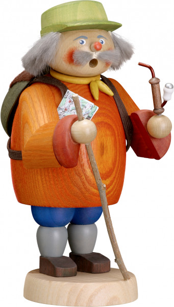 Seiffener Volkskunst eG - Räuchermännchen Wandersmann 19 cm