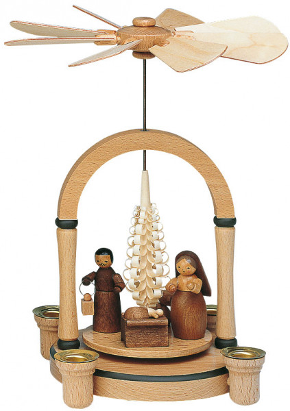 KWO - Pyramide, natur -Christi Geburt-