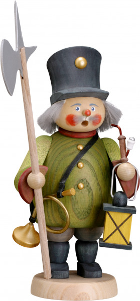 Seiffener Volkskunst eG - Räuchermännchen Nachtwächter 21 cm