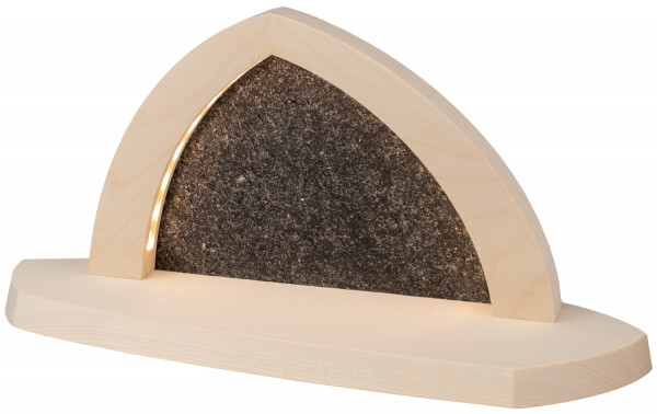 Seiffener Volkskunst eG - Deckenleuchter Esche natur 16 cm