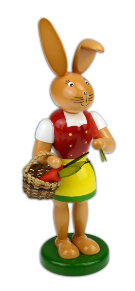 Gahlenz - Osterhäsin mit Möhren, 25 cm