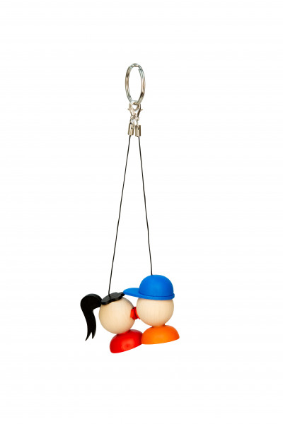 Spielwarenmacher Günther - Liebespaar Mütze/Schwarz (Paar) 4 cm