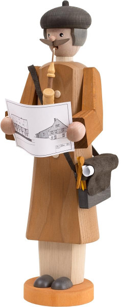 Seiffener Volkskunst eG - Räuchermännchen Architekt 30 cm