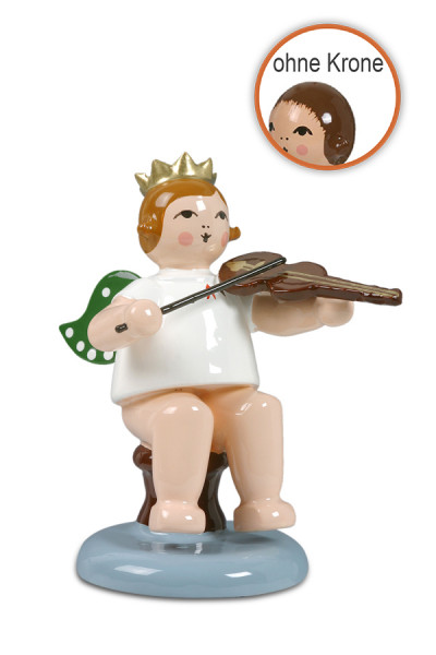 Ellmann - Engel sitzend mit Bratsche ohne Krone