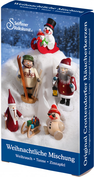 Crottendorfer Räucherkerzen - Weihnachtliche Mischung