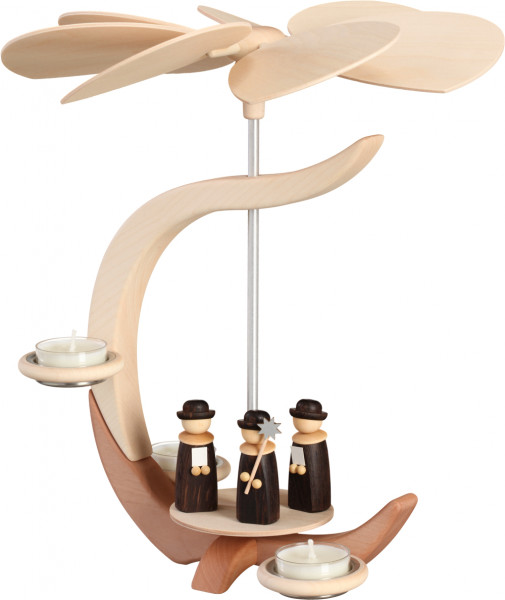 Seiffener Volkskunst eG - Pyramide C-Form Weihnachtssänger 30 cm