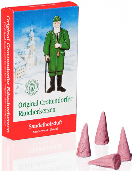 Crottendorfer Räucherkerzen - Sandelholzduft