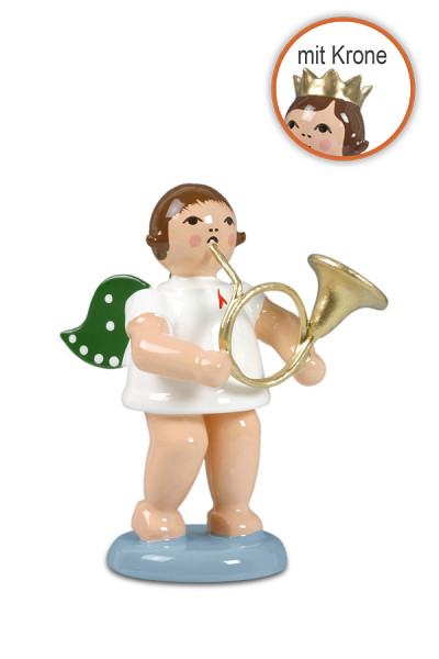 Ellmann - Engel mit russ. Horn mit Krone