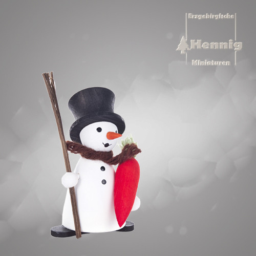 Hennig Figuren - Schneemann mit Möhre