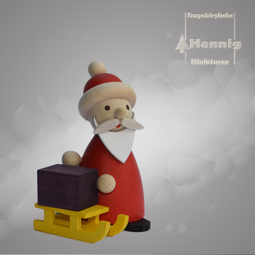 Hennig Figuren - Ruprecht mit Schlitten